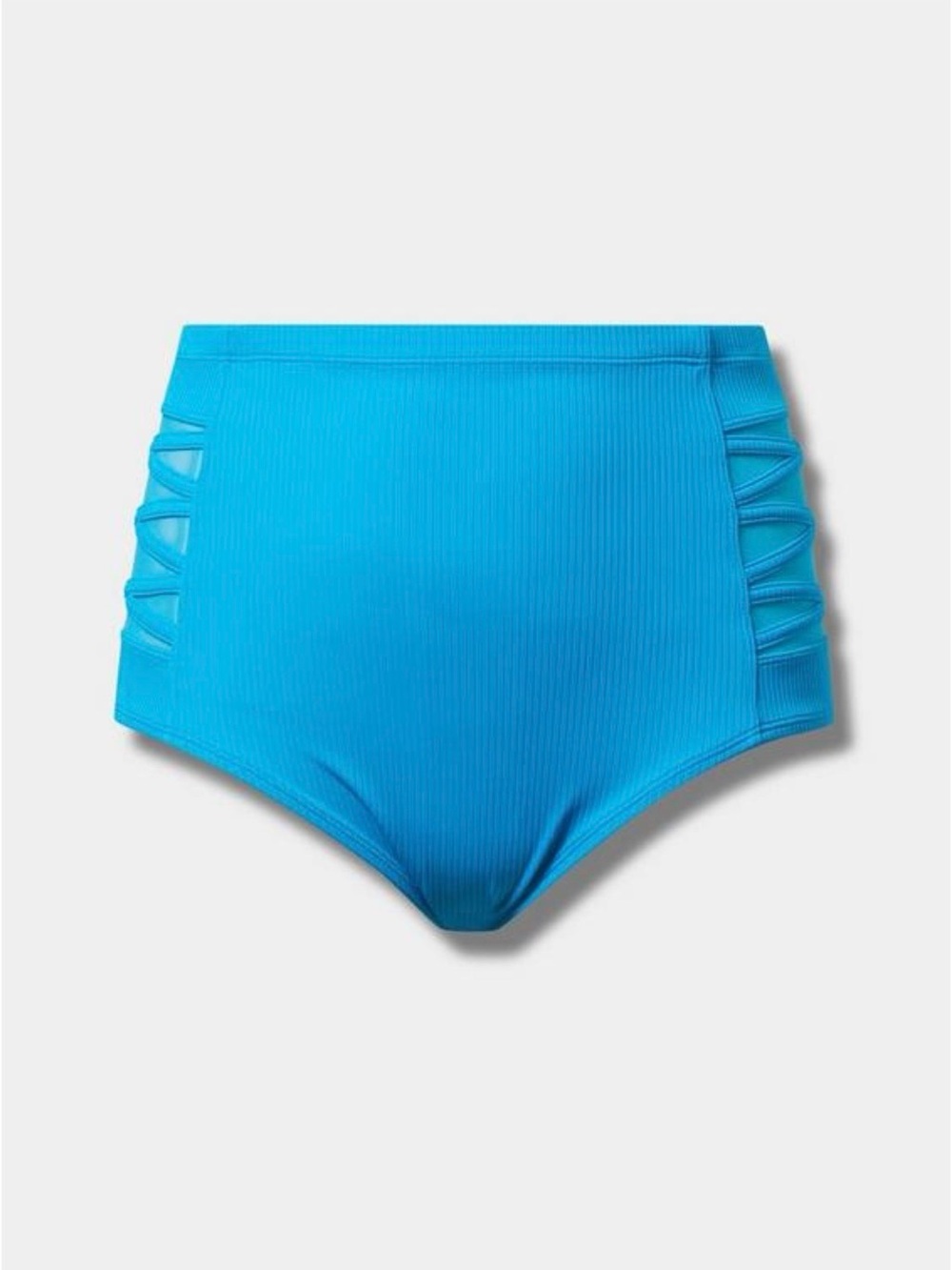 NWT Torrid rib triangle tankini and rib cross side bottom. Size 00 (10) - Picture 8 of 11